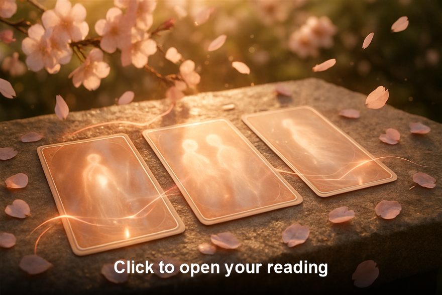 3 card love tarot - click to open your message