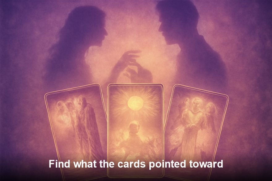 3 card love tarot - click to open your message